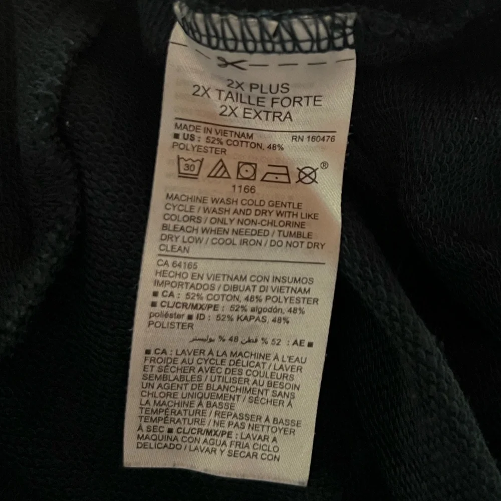 Old Navy Loose Cross-Front French-Terry Hoodie - Size 2X - Picture 5 of 10